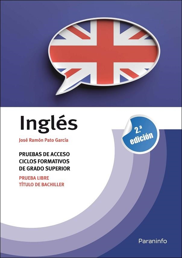 TEMARIO INGLÉS PRUEBAS ACCESO CICLOS FORMATIVOS GRADO SUPERIOR | 9788428338400 | PATO GARCIA, JOSE RAMON