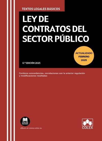 LEY DE CONTRATOS DEL SECTOR PÚBLICO | 9788411949156 | EDITORIAL COLEX, S.L.