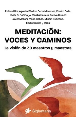 MEDITACIÓN: VOCES Y CAMINOS LA VISIÓN DE 30 MAESTROS Y MAESTRAS | 9788410179486 | VARIOS AUTORES