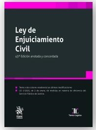 LEY DE ENJUICIAMIENTO CIVIL 45ª EDICIÓN ANOTADA Y CONCORDADA 2025 | 9791370102227 | MONTERO AROCA,JUAN/CALDERÓN CUADRADO,MARÍA PÍA