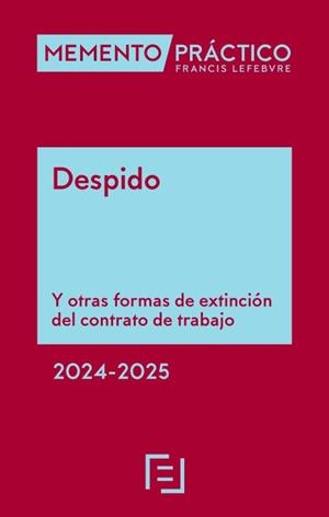 MEMENTO DESPIDO 2024-2025 | 9788419896032 | LEFEBVRE