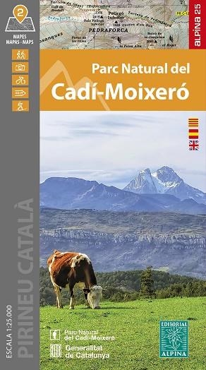PARC NATURAL CADI-MOIXERO 1:25.000 | 9788470111839