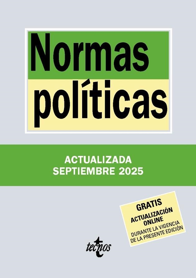 NORMAS POLÍTICAS | 9788430993079 | EDITORIAL TECNOS