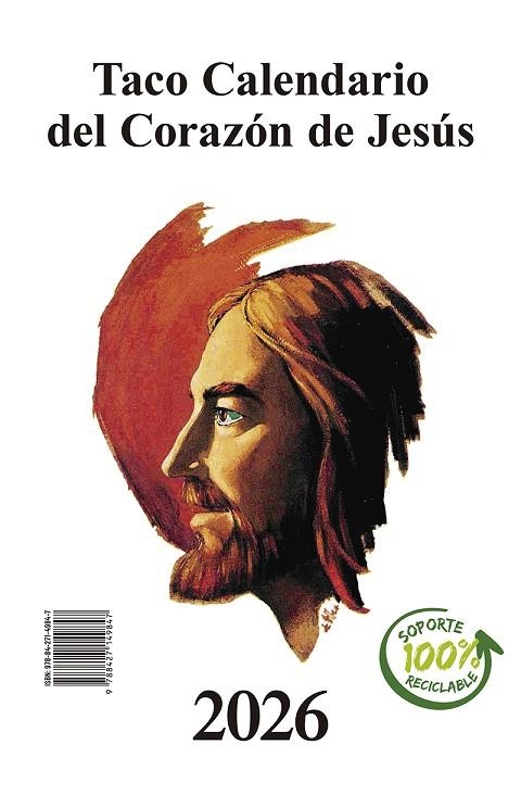 TACO CALENDARIO DEL CORAZÓN DE JESÚS  GIGANTE 2026   ---10/09/2025 ---------- | 9788427149847