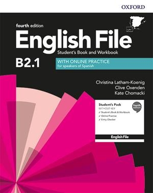 ENGLISH FILE 4TH EDITION B2.1. STUDENT'S BOOK AND WORKBOOK WITHOUT KEY PACK | 9780194038744