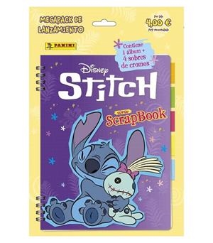 STITCH SUPERSCRAPBOOK ALBUM + 4 SOBRES DE CROMOS | 8051708025897