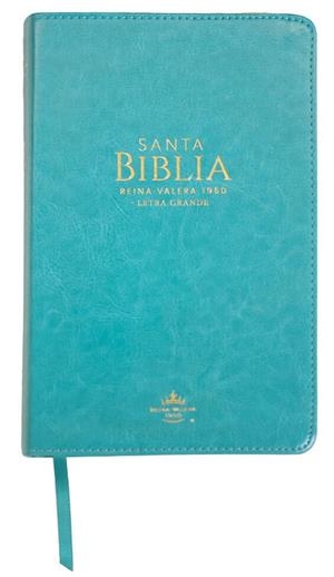 SANTA BIBLIA REINA VALERA 1960 LETRA GRANDE TURQUESA | 9798885160049
