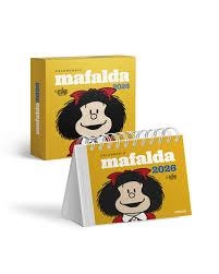 CALENDARIO 2026 MAFALDA ESCRITORIO AMARILLO CON CAJA | 9786316693426