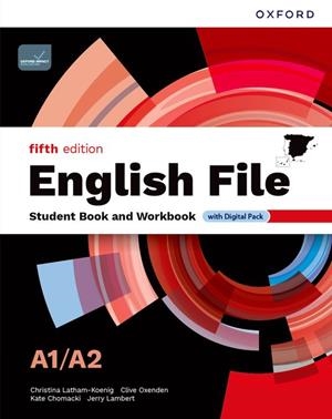 ENGLISH FILE 5TH EDITION A1/A2. STUDENT'S BOOK AND WORKBOOK AND DIGITAL WITHOUT | 9780194147996