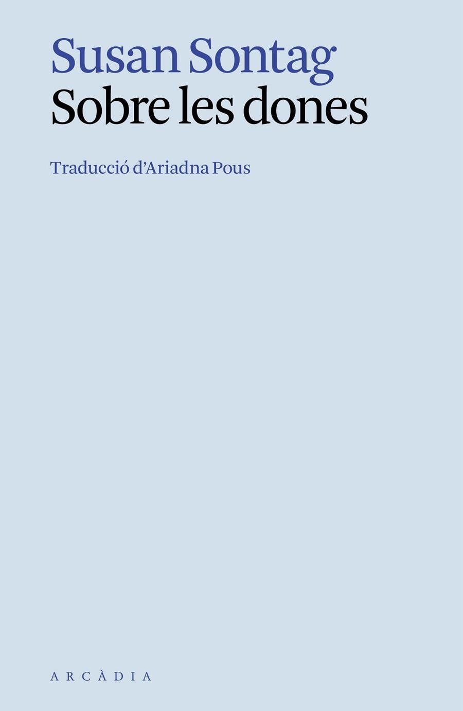 SOBRE LES DONES | 9788412999716 | SONTAG, SUSAN