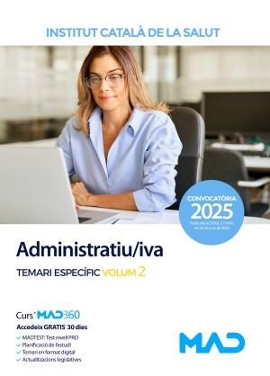 ADMINISTRATIU;IVA  TEMARI ESPECÍFIC VOLUM 2 | 9788414298671