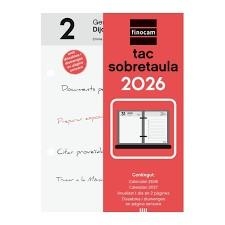 TAC BLOC SOBRETAULA 2 FORATS EN CATALA FINOCAM | 8422952403135