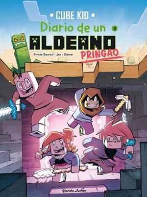 MINECRAFT. DIARIO DE UN ALDEANO PRINGAO. CÓMIC 11 | 9788408308997 | CUBE KID