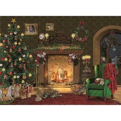 MINI CALENDARIO DE ADVIENTO CHIMENEA TAMAÑO A4 | 4050003955995