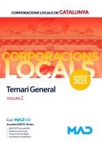 CORPORACIONS LOCALS DE CATALUNYA TEMARI GENERAL VOL.2 | 9791370282349