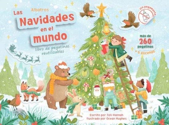 LAS NAVIDADES EN EL MUNDO. LIBRO DE PEGATINAS REUTILIZABLES | 9788000074245 | HANNAH JOLI / HUGHES OCEAN