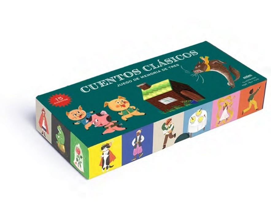 CUENTOS CLASICOS JUEGO DE MEMORIA DE TRES (15 CUENTOS) | 8495390786733 | YEJI YUN