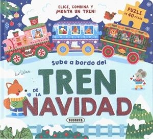 SUBE A BORDO DEL TREN DE LA NAVIDAD (PUZLE DE 40 PIEZAS) | 9788410847408