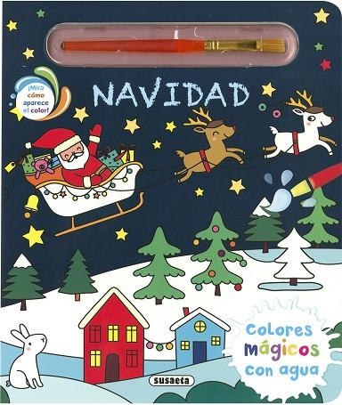 NAVIDAD COLORES MAGICOS CON AGUA + PINZELL | 9788410847859