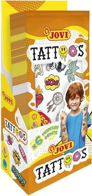 TATTOOS JOVI PACK 6 LAMINAS | 8412027033862