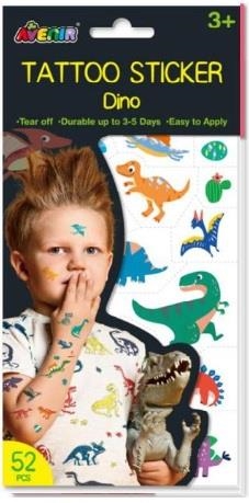 TATTOO STICKER DINOS | 6920773381493
