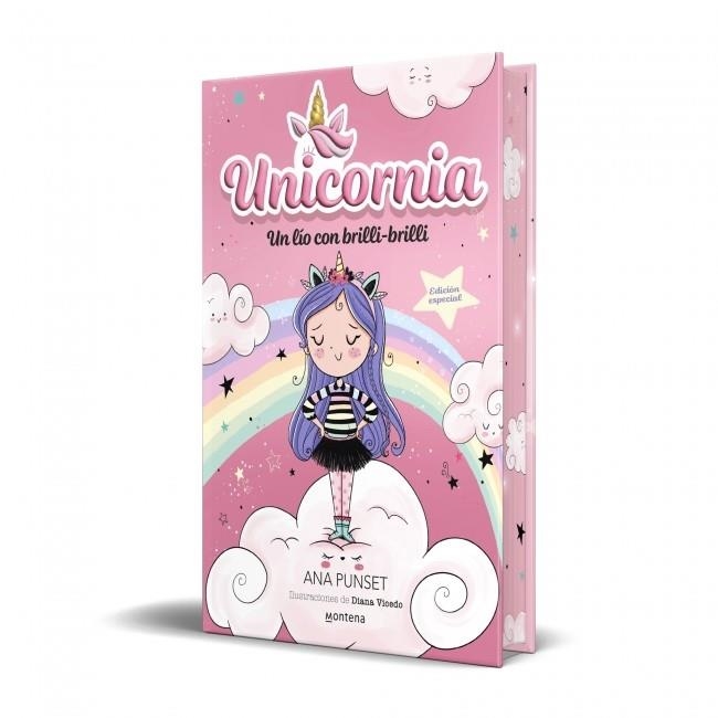 UNICORNIA 1 UN LÍO CON BRILLI-BRILLI (EDICIÓN ESPECIAL CANTOS PINTADOS) | 9791387809805 | PUNSET, ANA