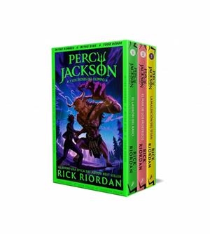 ESTUCHE PERCY JACKSON Y LOS DIOSES DEL OLIMPO (EL LADRÓN DEL RAYO- EL MAR DE LOS MONSTRUOS- LA MALDICION DEL TITAN ) | 9788419868541 | RIORDAN, RICK