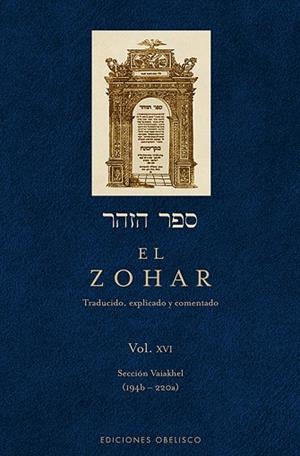 EL ZOHAR XVI | 9788497779197 | BAR IOJAI, RABI SHIMON