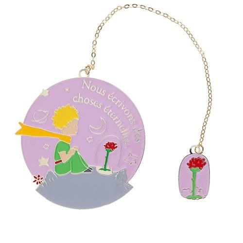 PUNT DE LLIBRE PETIT PRINCEP I ROSA  MARCAPAGINAS PRINCIPITO Y ROSA | 3700572806488