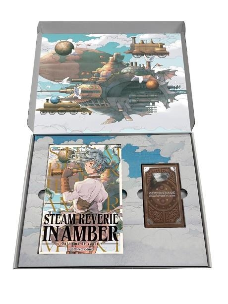 STEAM REVERIE IN AMBER ONIRISMO DE VAPOR  (EDICIÓN ESPECIAL) (CONTIENE BARAJA DEL TAROT ORIGINAL Y POSTALES A TODO COLOR) | 9791387781293 | KUROIMORI