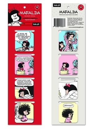 4 PUNTS DE LLIBRE MAFALDA   4 MARCAPAGINAS MAFALDA | 0610985070877
