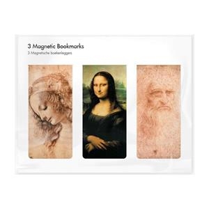 3 PUNTS DE LLIBRE LEONARDO DA VINCI  3 MARCAPAGINAS LEONARDO DA VINCI | 8719524030906