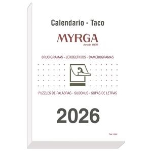 CALENDARIO TACO 2026 PARED GRANDE MYRGA | 8423647138530