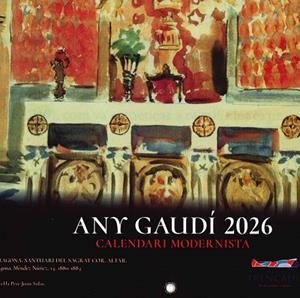 CALENDARI MODERNISTA ANY GAUDI 2026 | CALGAUDI2026