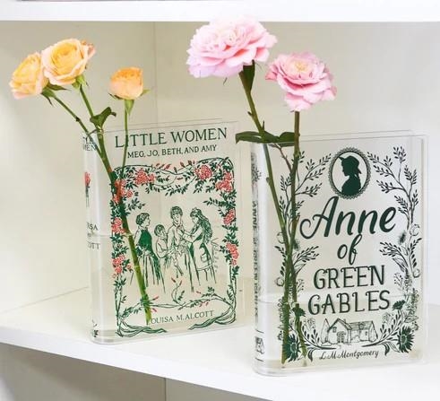 GERRO LLIBRE CLÀSSIC ACRÍLIC     JARRON LIBRO CLÀSICO ACRÍLICO | GERROLLIBRE