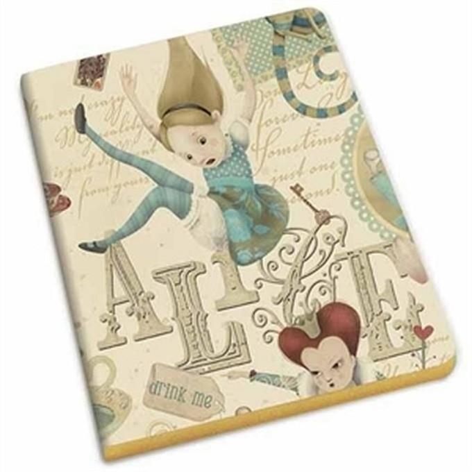 LLIBRETA ALICIA AL PAIS DE LES MERAVELLES A6  CANTOS DAURATS LIBRETA ALICIA EN EL PAIS DE LAS MARAVILLAS | 8009162346041