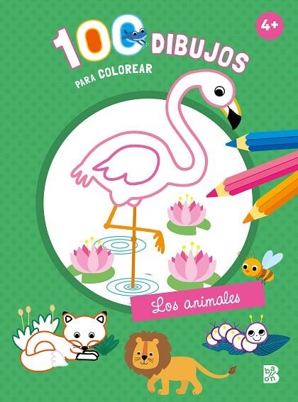 LOS ANIMALES 100 DIBUJOS PARA COLOREAR | 9789403243672