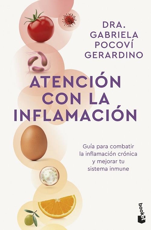 ATENCIÓN CON LA INFLAMACIÓN. GUÍA PARA COMBATIR LA INFLAMACIÓN CRÓNICA Y MEJORAR TU SISTEMA INMUNE | 9788408314011 | DRA. GABRIELA POCOVÍ GERARDINO