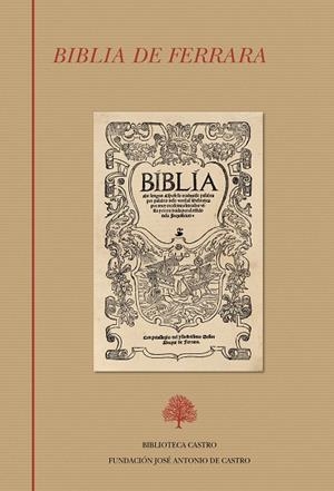 BIBLIA DE FERRARA | 9791399023138
