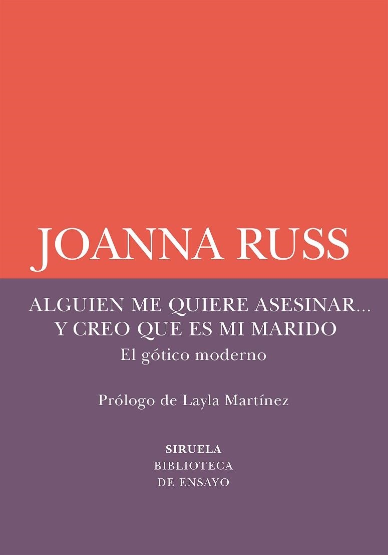 ALGUIEN ME QUIERE ASESINAR... Y CREO QUE ES MI MARIDO EL GÓTICO MODERNO | 9791387688714 | RUSS, JOANNA