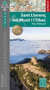 SANT LLORENÇ DEL MUNT I L'OBAC. PARC NATURAL. MAPA 1:25000 | 9788470112003