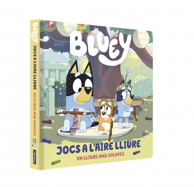 BLUEY. JOCS A L'AIRE LLIURE LLIBRE AMB SOLAPES | 9788448872748 | BLUEY