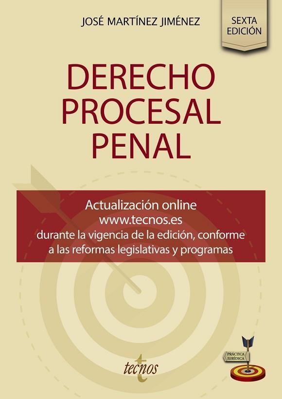 DERECHO PROCESAL PENAL | 9788430994144 | MARTÍNEZ JIMÉNEZ, JOSÉ