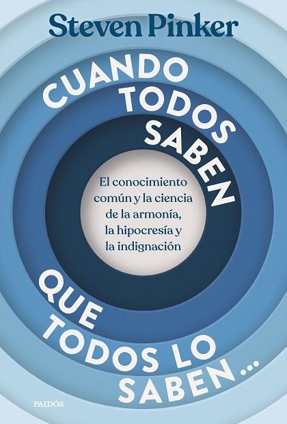 CUANDO TODOS SABEN QUE TODOS LO SABEN... EL CONOCIMIENTO COMÚN Y LA CIENCIA DE LA ARMONÍA, LA HIPOCRESÍA Y LA INDIGNACIÓN | 9788449345104 | PINKER, STEVEN