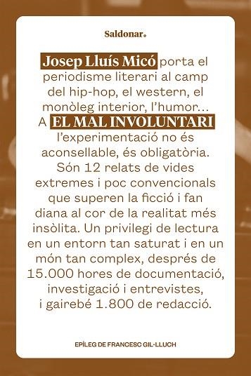 EL MAL INVOLUNTARI | 9788419571724 | MICÓ, JOSEP LLUÍS