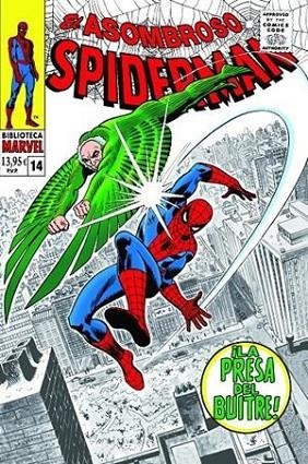 BIBLIOTECA MARVEL EL ASOMBROSO SPIDERMAN 14 1968 | 9791370132279 | LEE, STAN