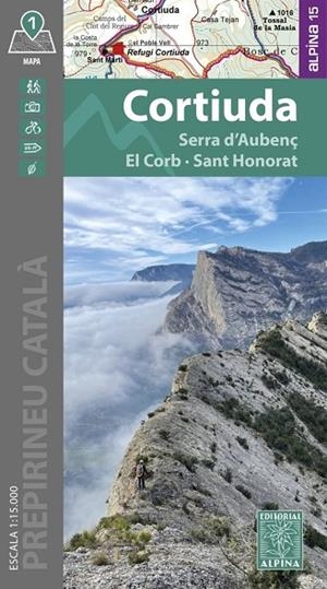 CORTIUDA. AUBENÇ-EL CORB-SANT HONORAT-ROMBAU-LES CANALS 1:15.000 | 9788470112140