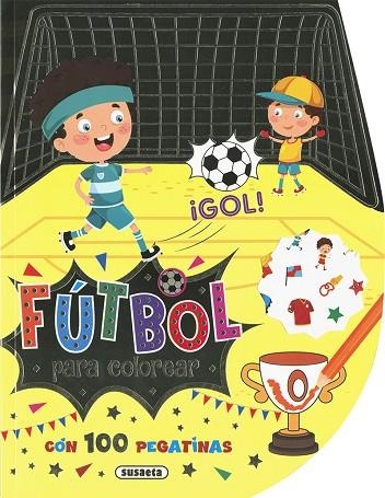 FÚTBOL PARA COLOREAR CON 100 PEGATINAS | 9788410849983