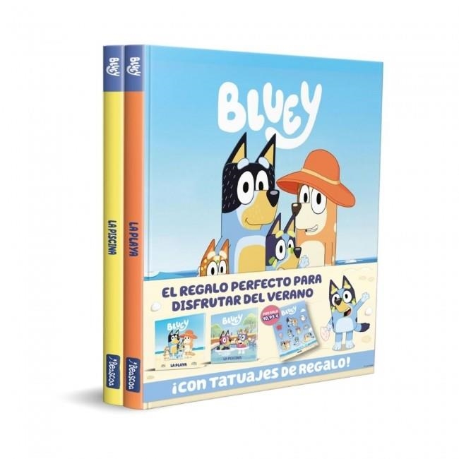 PACK BLUEY ¡A LA PLAYA! ¡A LA PISCINA! CON TATUAJES DE REGALO | 9788448874308 | BLUEY