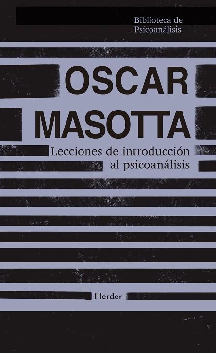 LECCIONES DE INTRODUCCIÓN AL PSICOANÁLISIS | 9788425454486 | MASOTTA, OSCAR